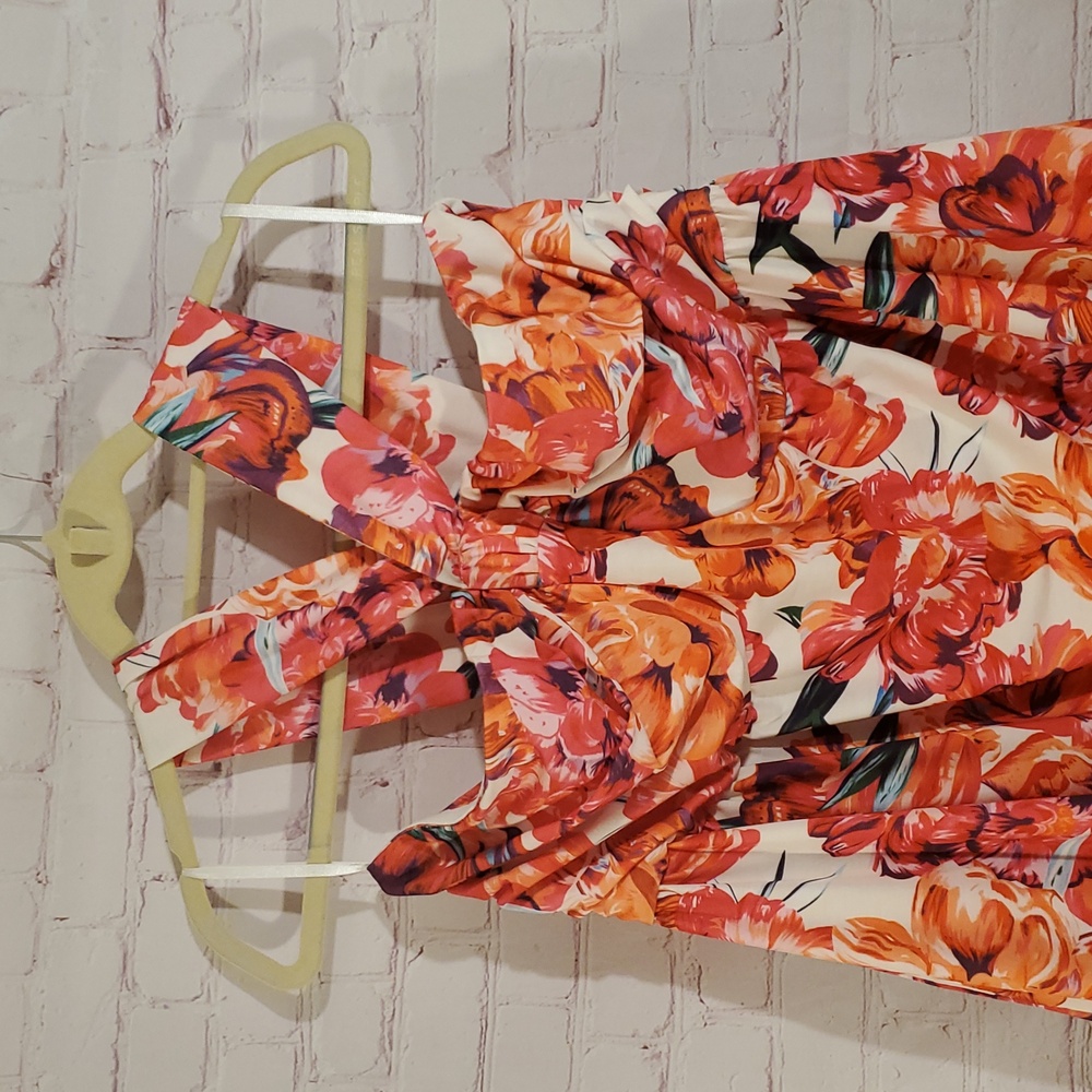 NWT! Grace Karin Floral Maxi Dress Size 2XL - Picture 2 of 9